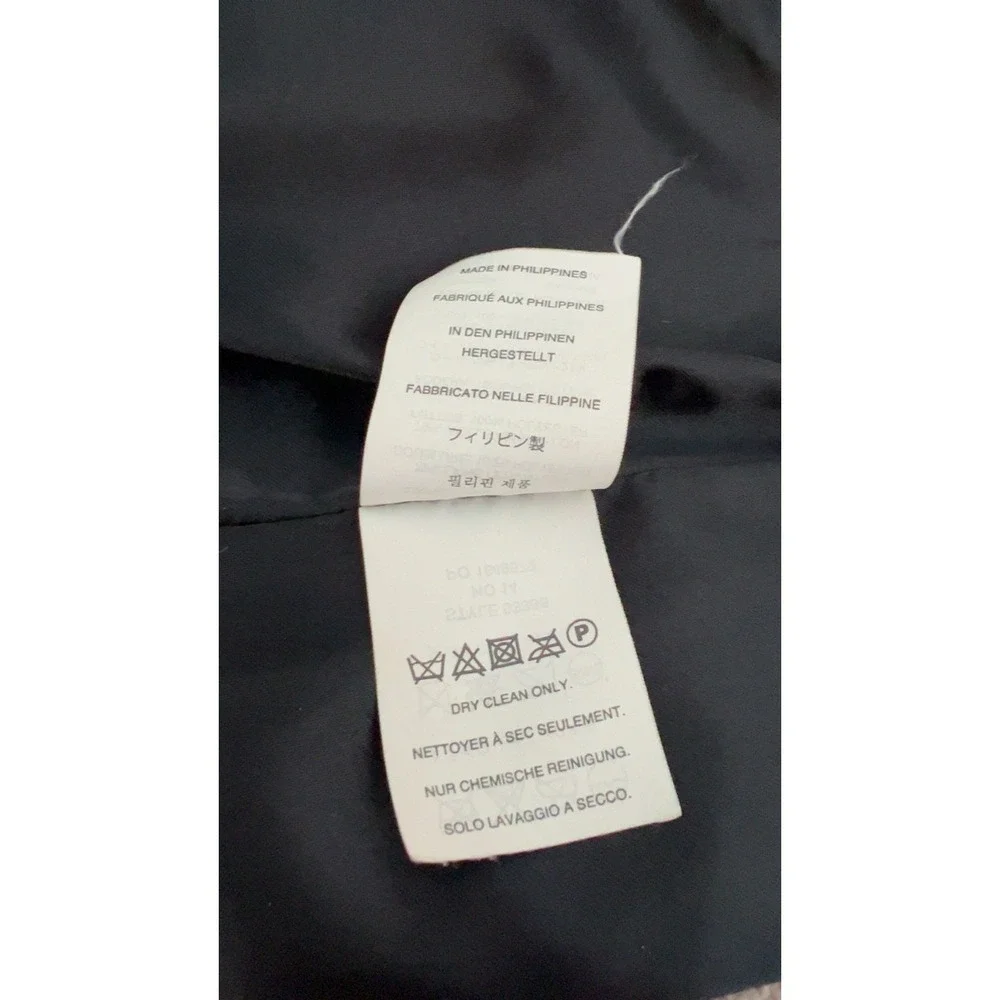 J. Crew Navy Wool PeaCoat Stadium‎ Cloth by Nello Gori SZ: 0P